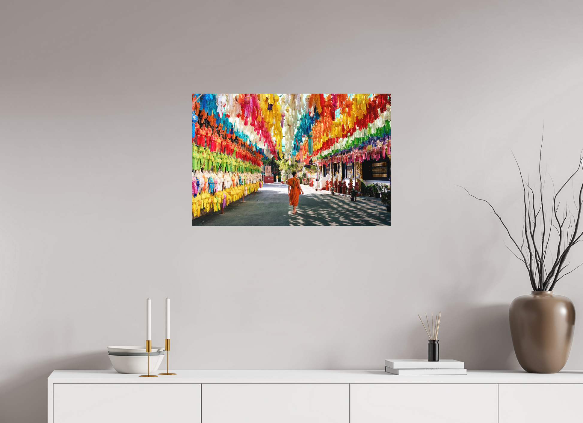 75 x 50 cm, FineArt Color Print on Aluminium Backing Unframed The color of silence