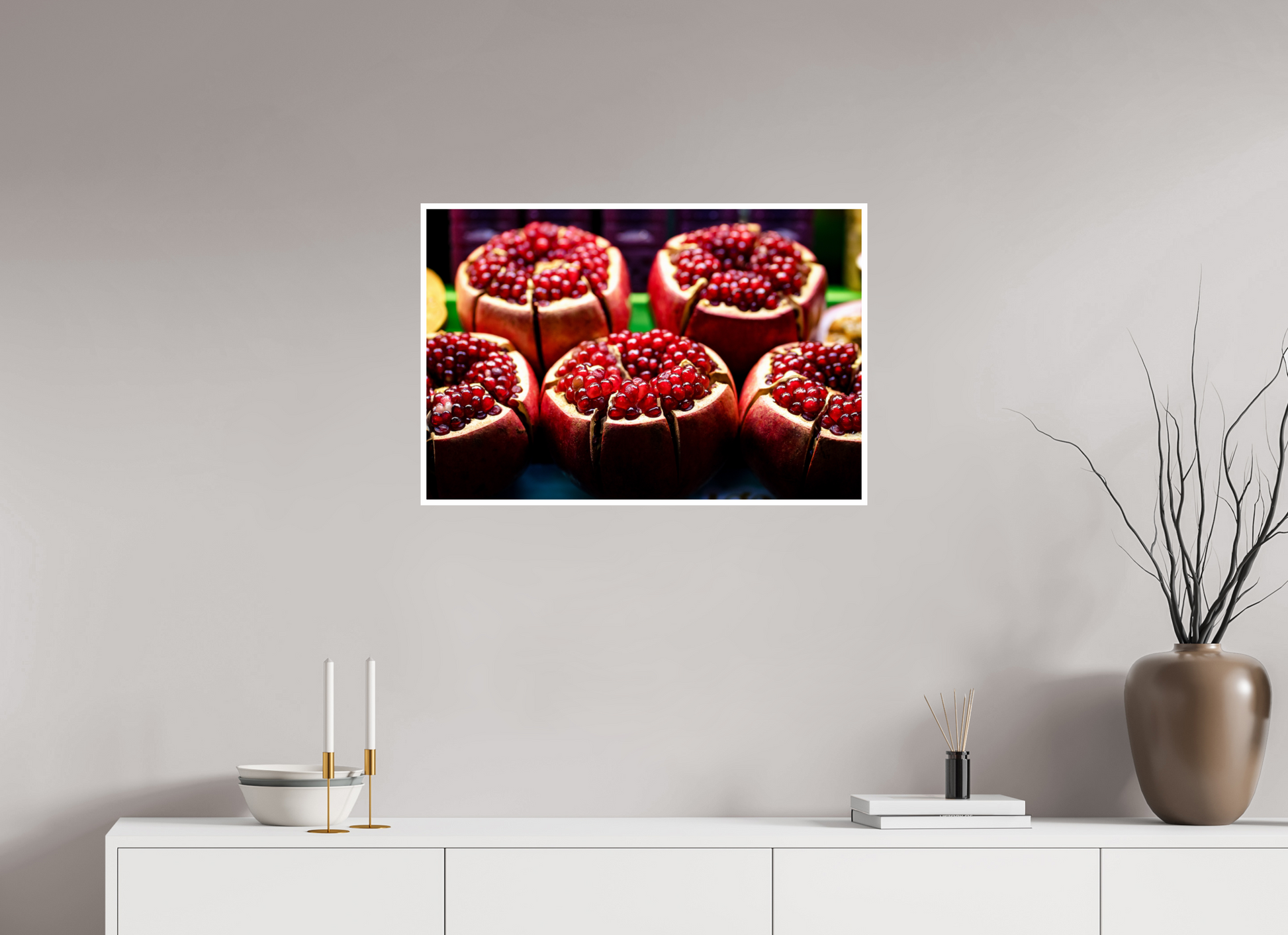 75 x 50 cm, Fine Art Color 1cm bord Red fruit
