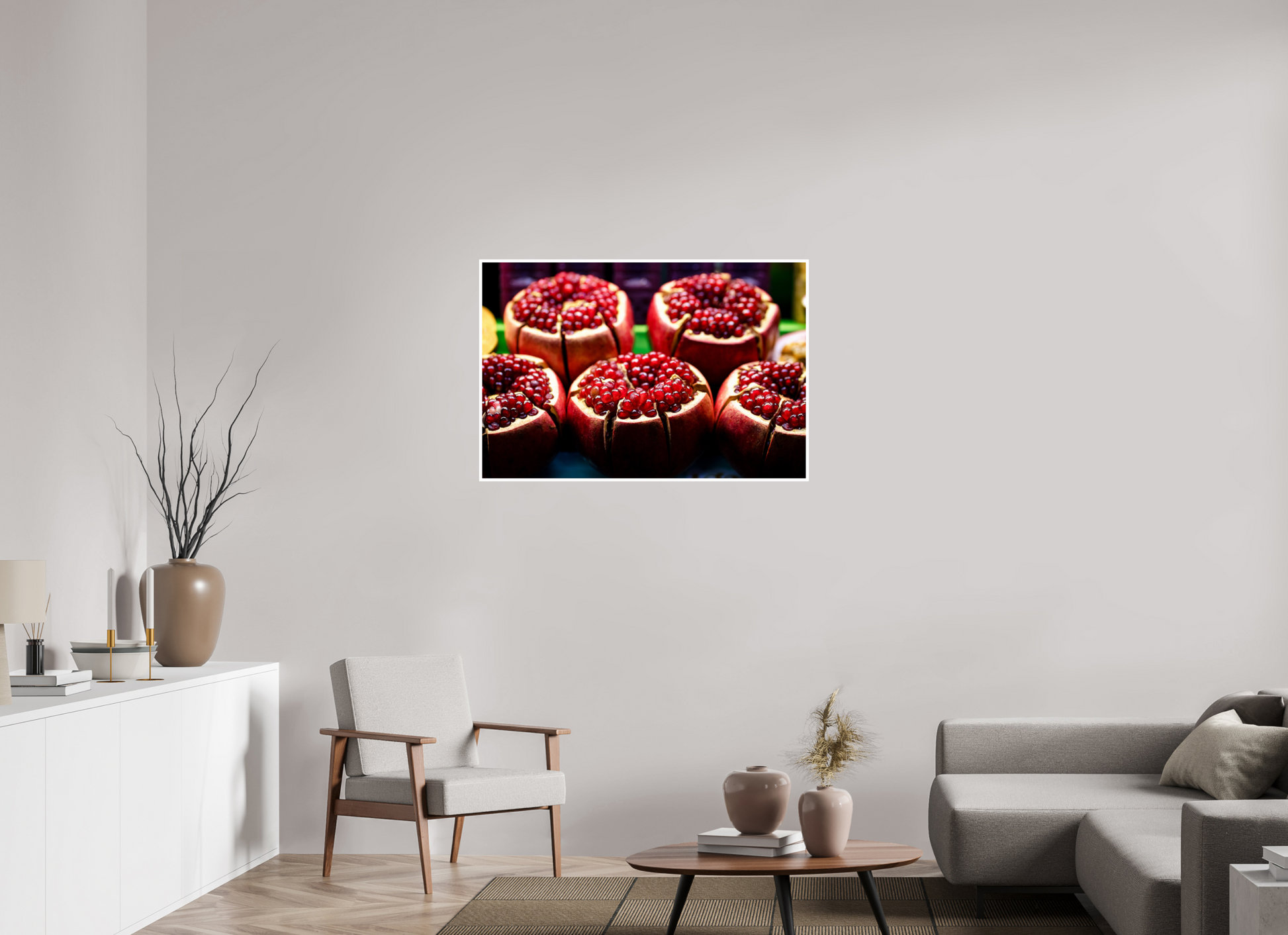 105 x 70 cm, Fine Art Color 1cm bord Red fruit