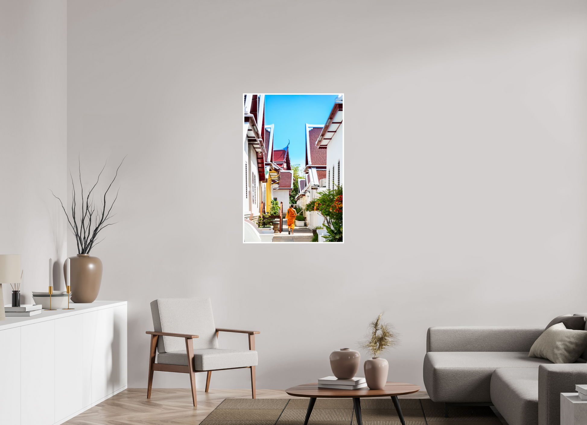 70 x 105 cm, Fine Art Color 1cm bord Path of stillness