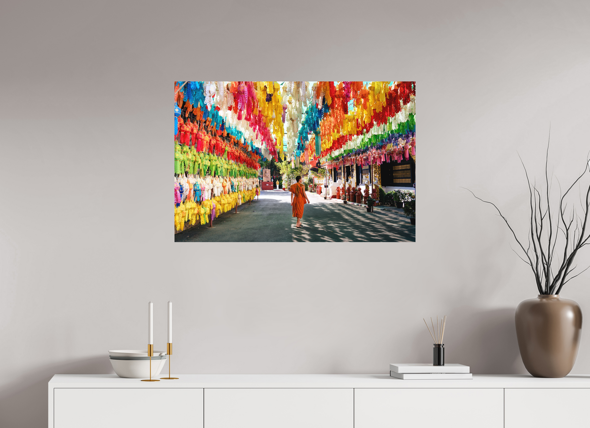 90 x 60 cm, FineArt Color Print on Aluminium Backing Unframed The color of silence