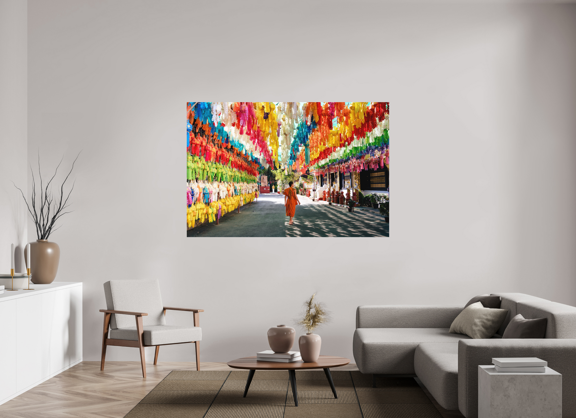 180 x 120 cm, FineArt Color Print on Aluminium Backing Unframed The color of silence