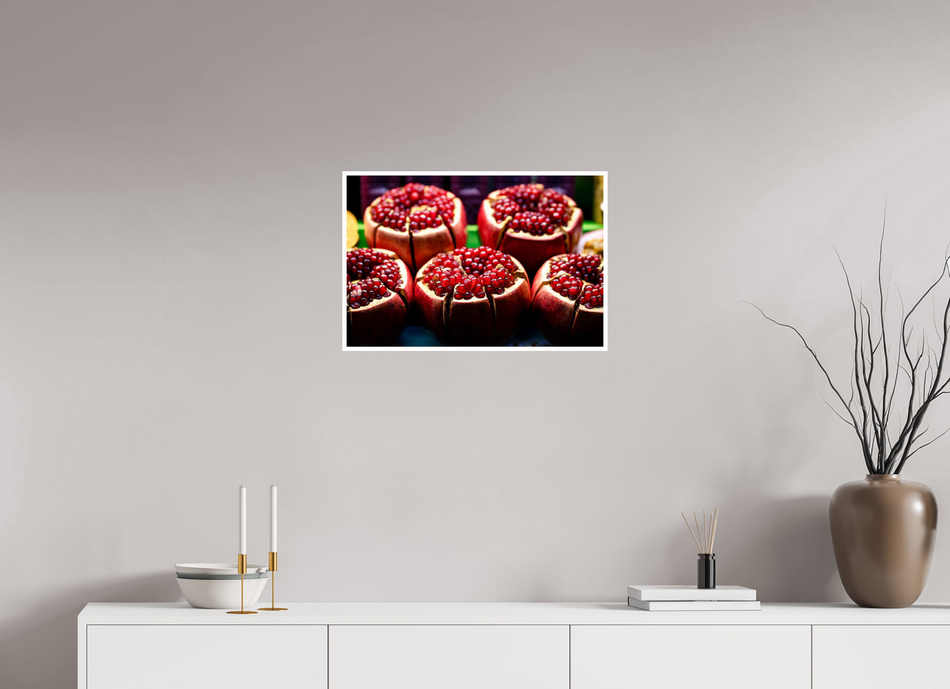 60 x 40 cm, Fine Art Color 1cm bord Red fruit