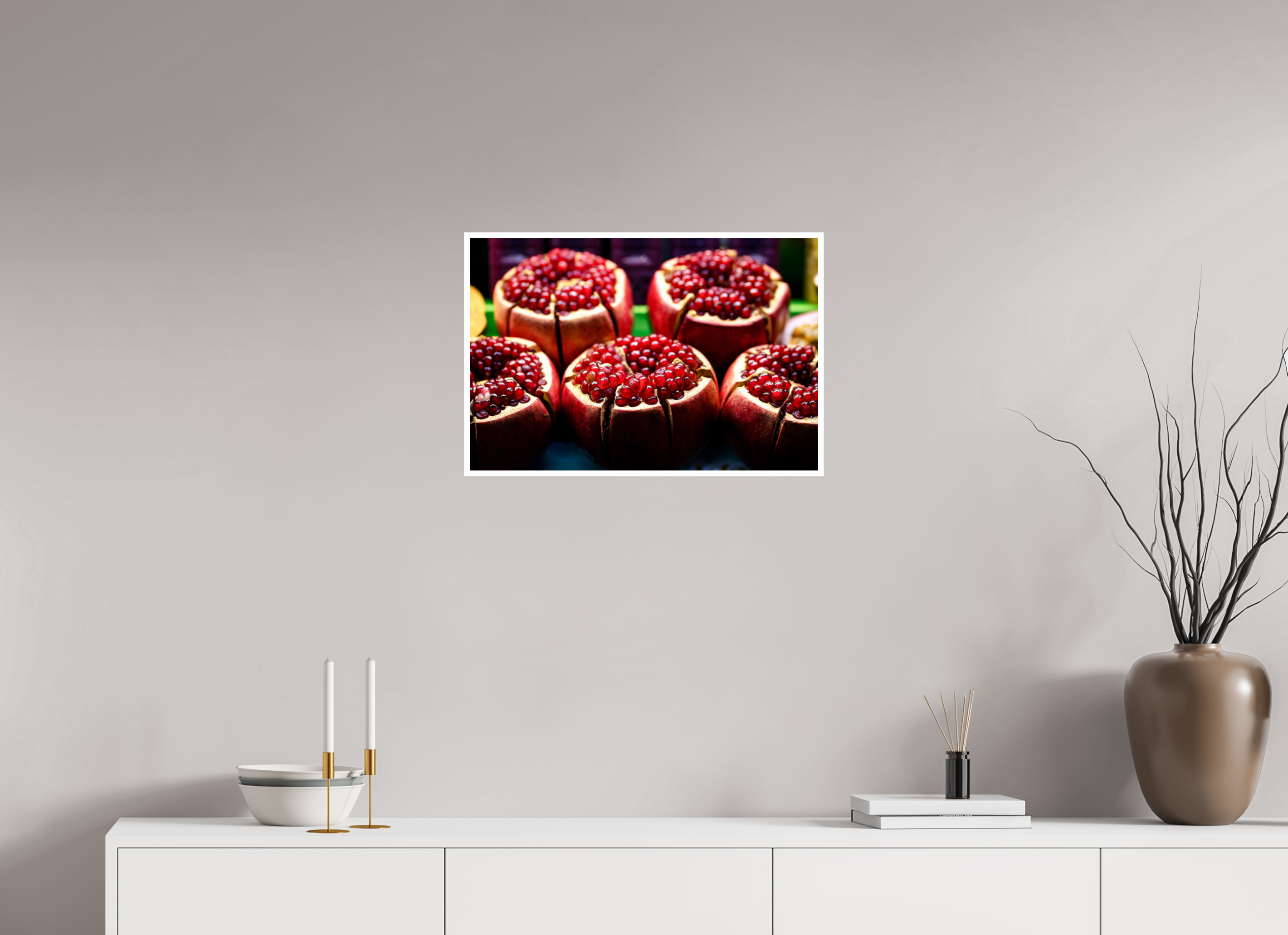 60 x 40 cm, Fine Art Color 1cm bord Red fruit