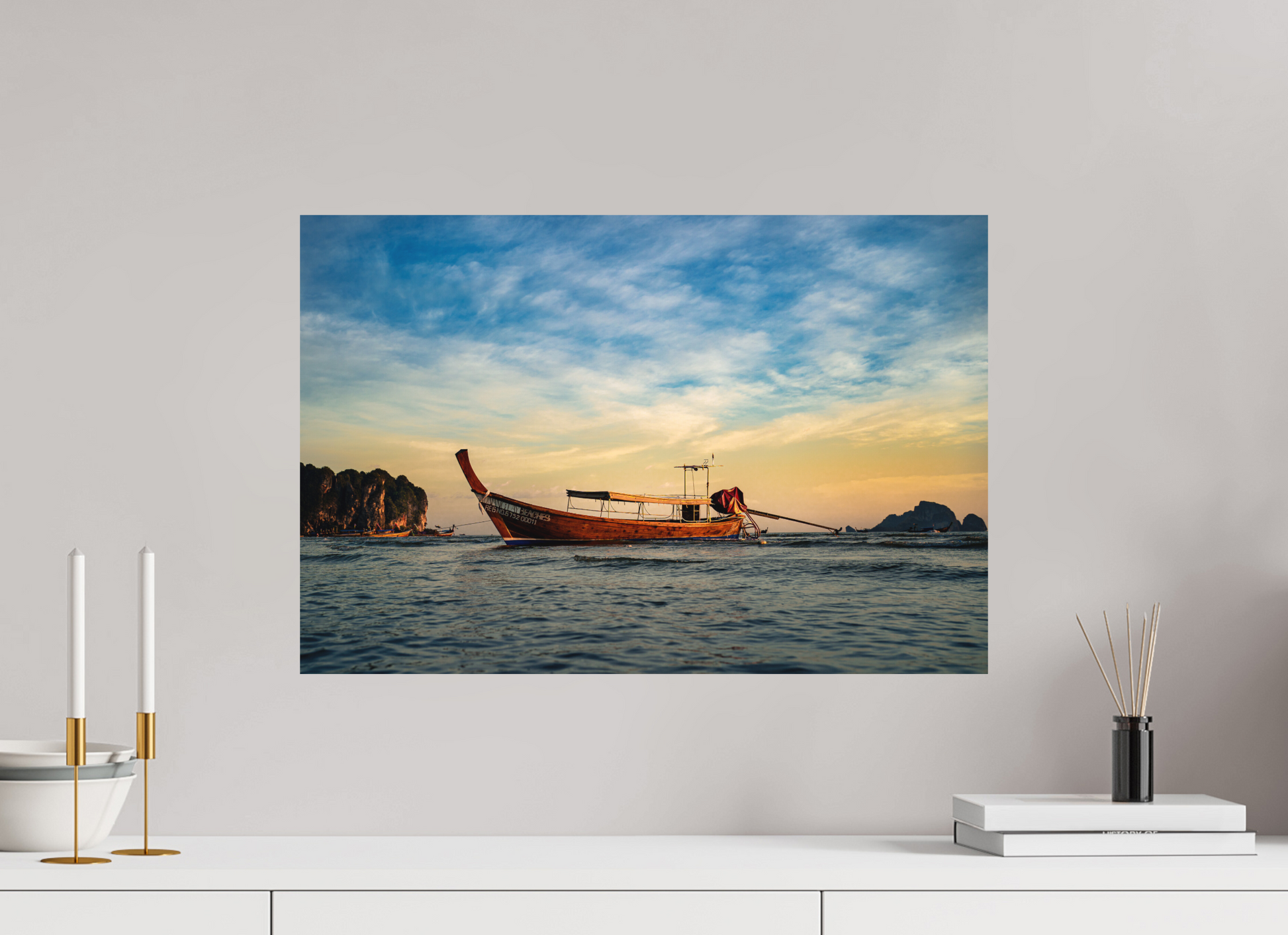t60 x 40 cm, FineArt Color Print on Aluminium Backing Unframed Still waters