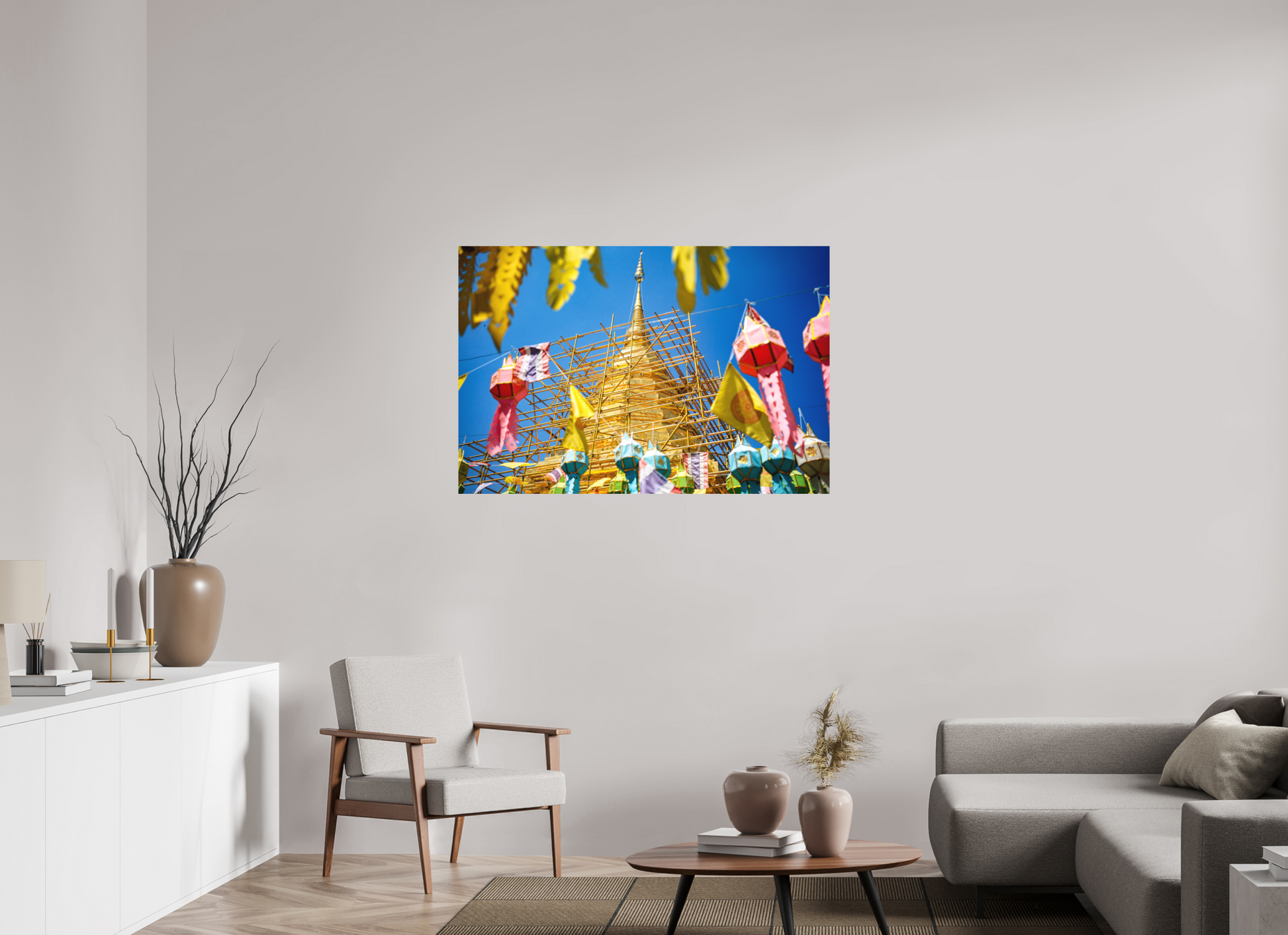 120 x 80 cm, FineArt Color Print on Aluminium Backing Unframed Rebuilding the sacred