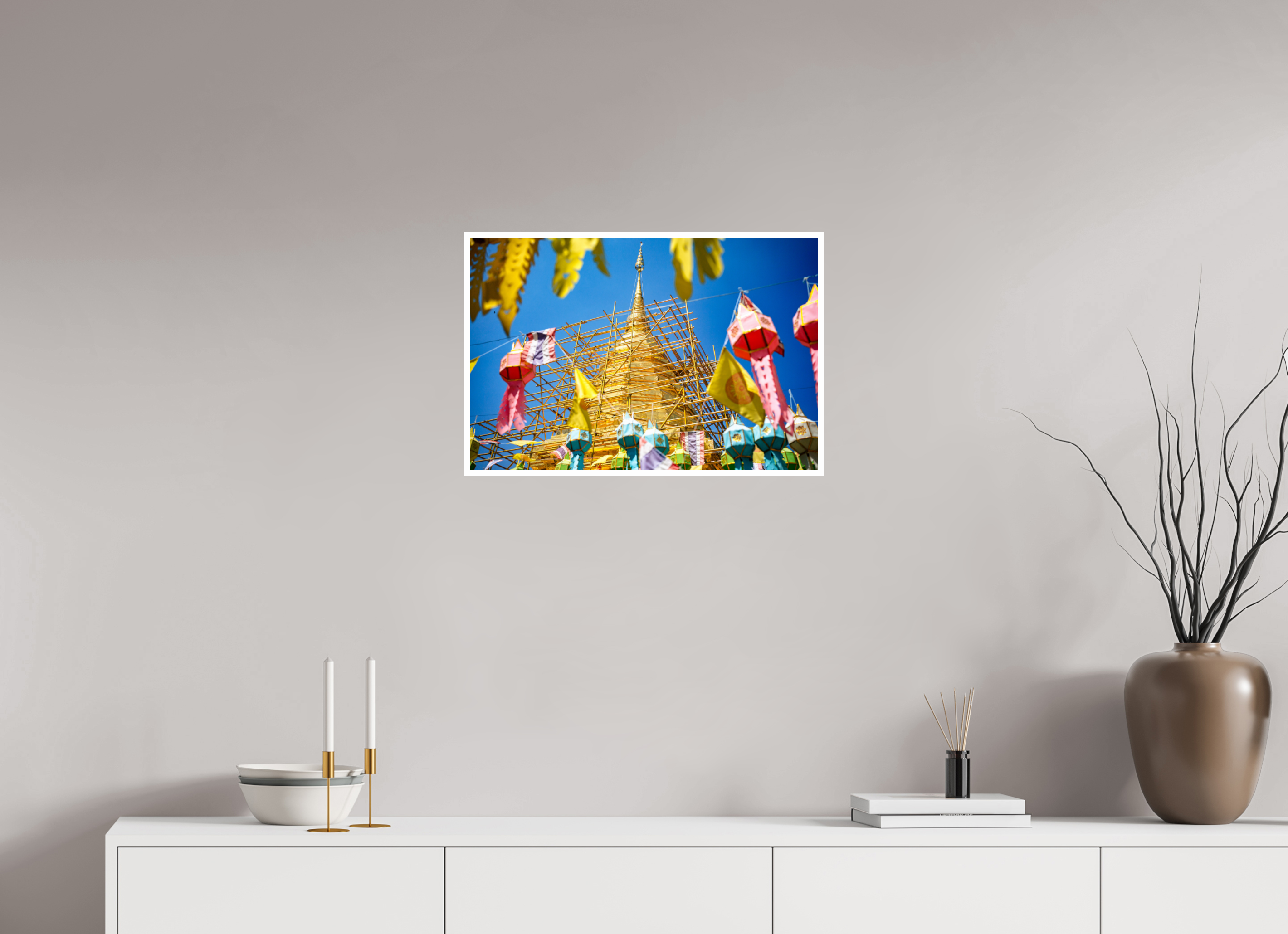 60 x 40 cm, Fine Art Color 1cm bord Rebuilding the sacred