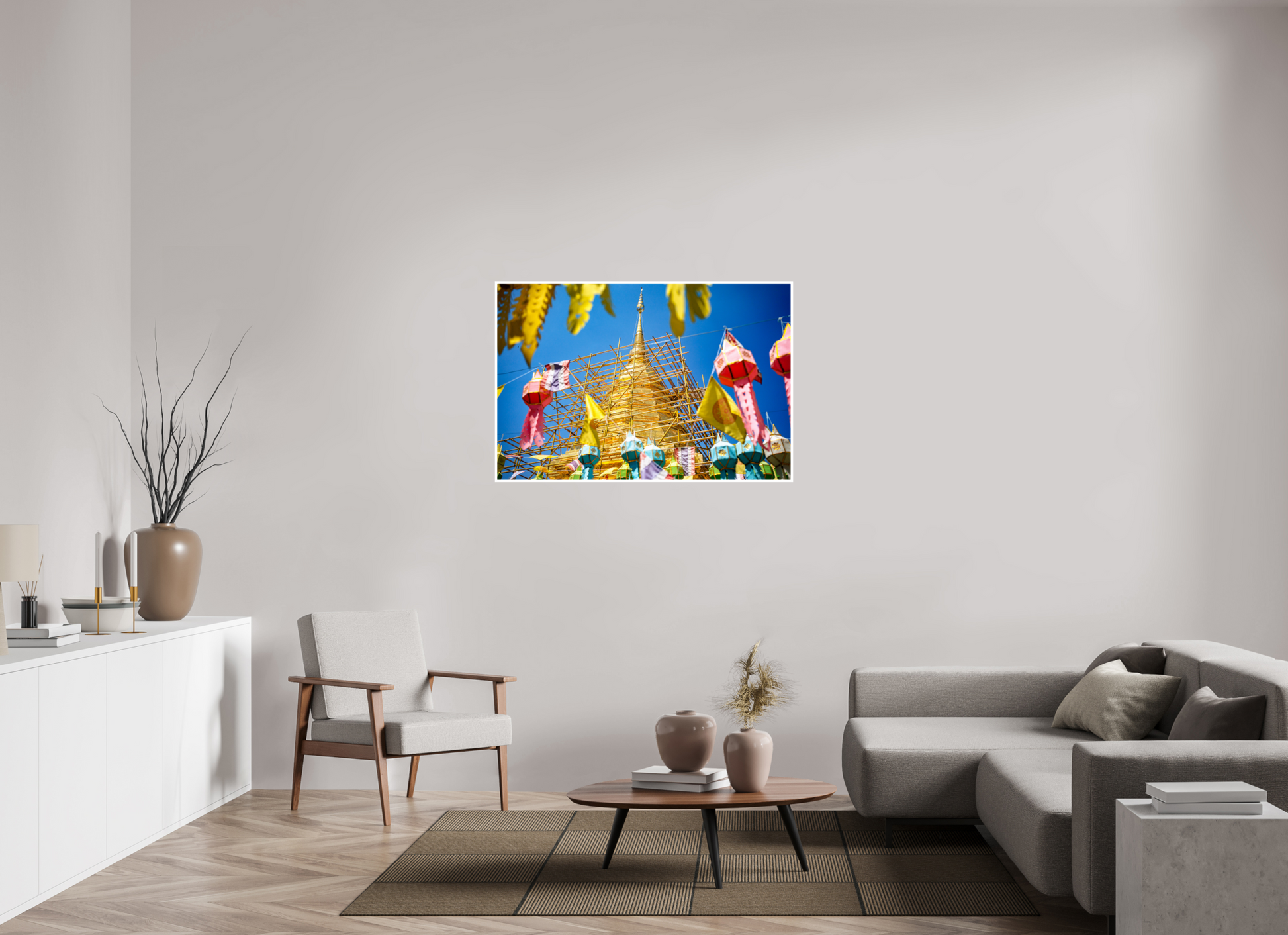 120 x 80 cm, Fine Art Color 1cm bord Rebuilding the sacred